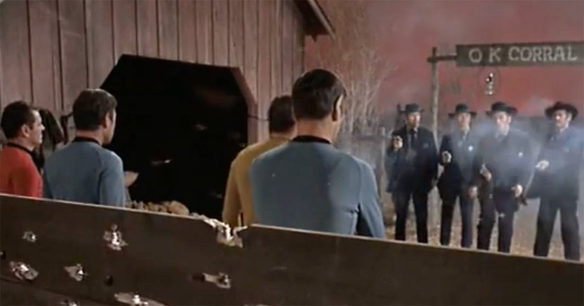 Star Trek turns the Old West into a riddle about belief and illusion.