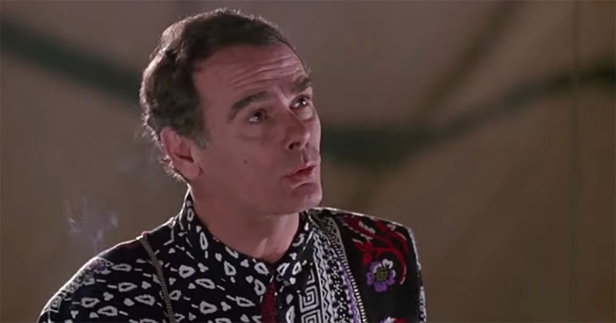 Close-up of Sam Beckett with thoughtful expression in Quantum Leap.