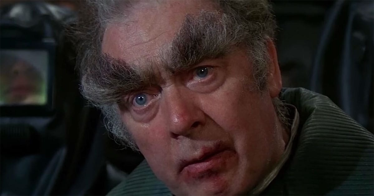 Thufir Hawat with intense expression in Dune 1984.