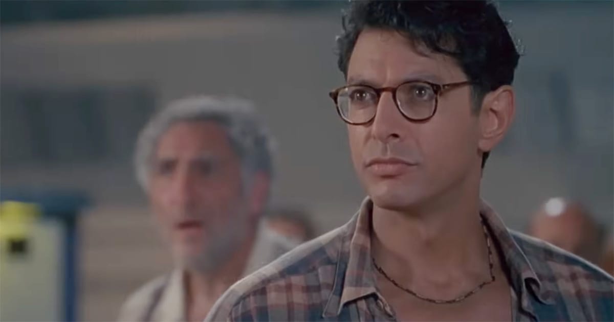 David Levinson studying the alien threat during the invasion in "Independence Day".